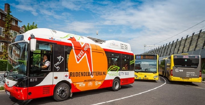 Combinatie van elektrische bus en tram: primeur voor Nederland